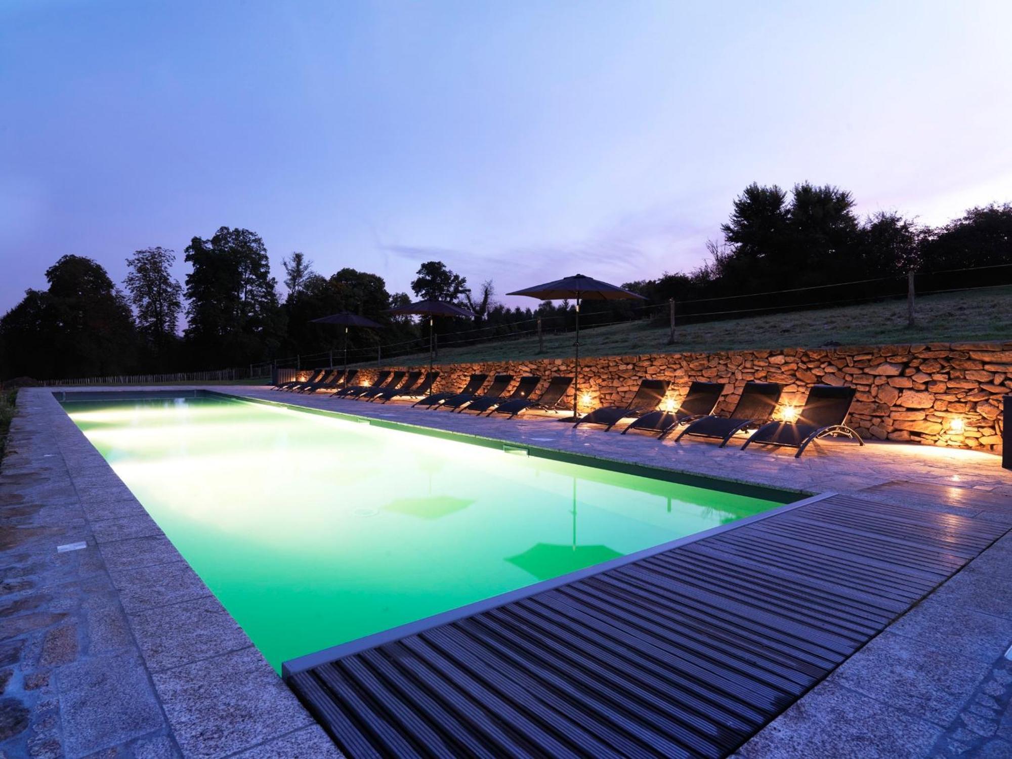 Bed and Breakfast Abbaye Du Palais Thauron Exterior foto
