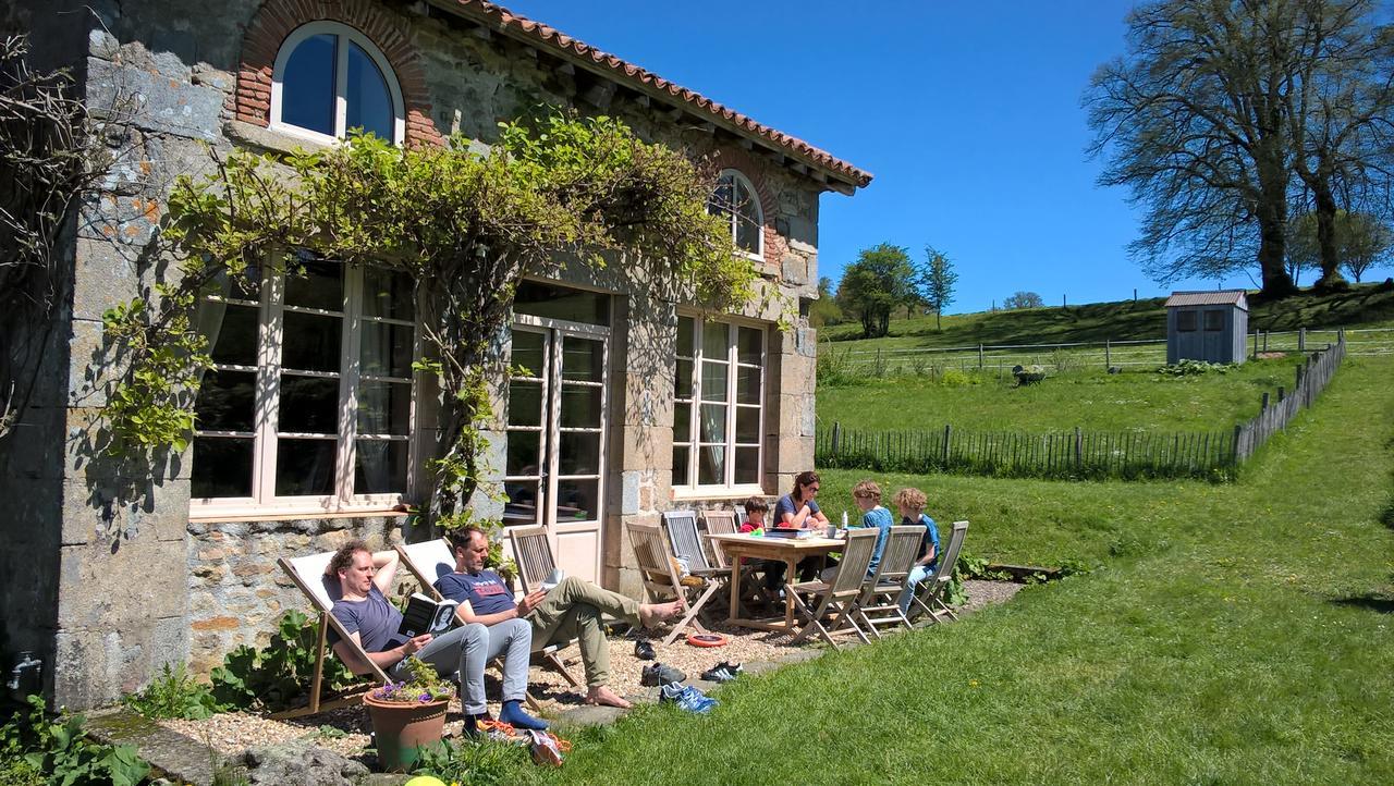 Bed and Breakfast Abbaye Du Palais Thauron Exterior foto